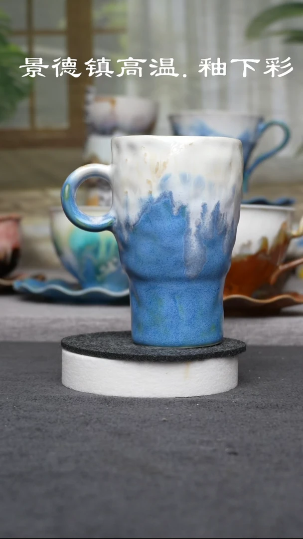 杯子陶166景德镇手工手创杯子