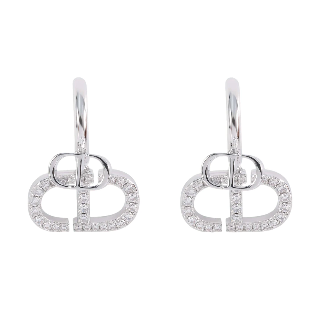 镀k金 925银针 时尚轻奢猪鼻子耳钉 1393