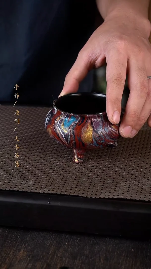 大漆香炉146小康茶器