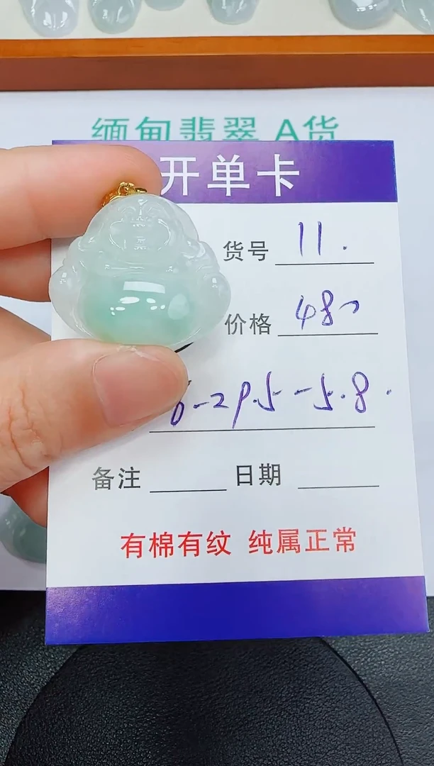 吊坠(赠链)未镶嵌翡翠11