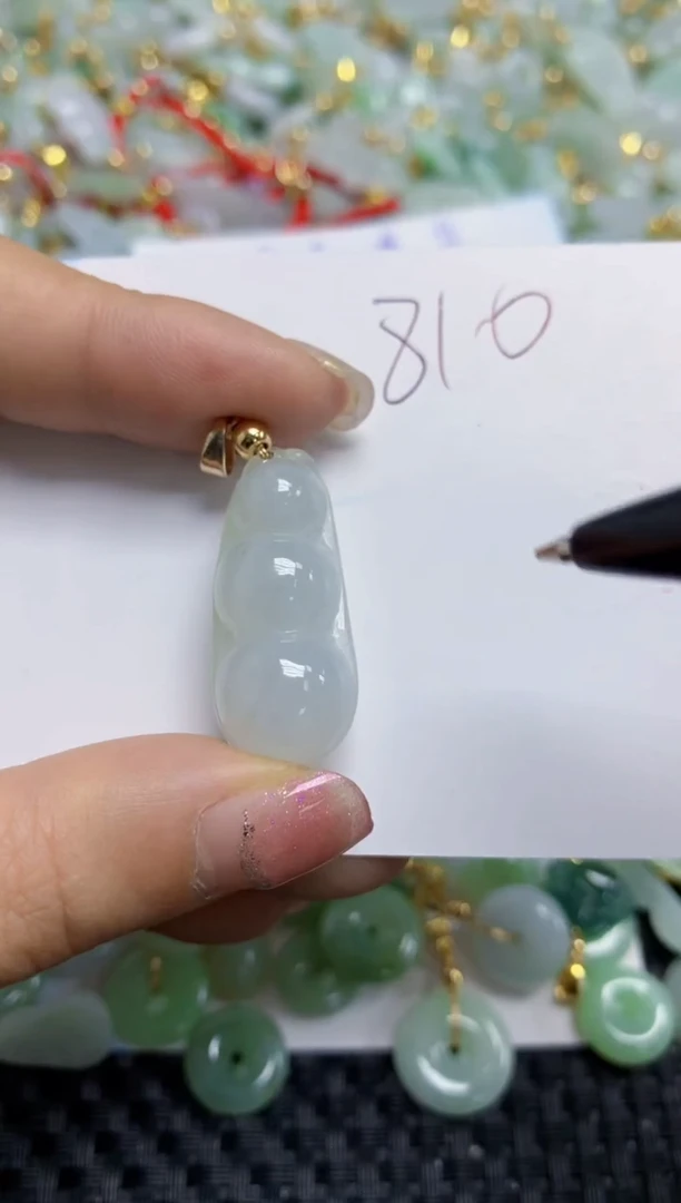 【闪购商品】翡翠颈饰合金天然A货翡翠