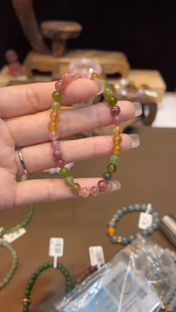 【闪购商品】碧玺手链未镶嵌手饰@@7777