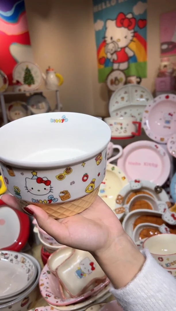 瓷可爱餐具发图片款