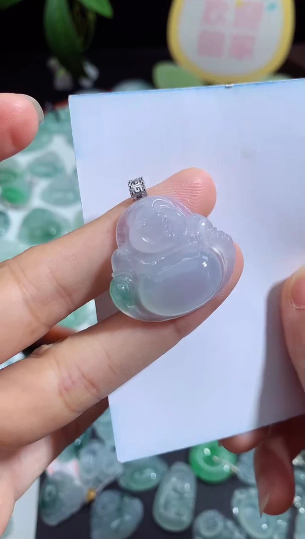 颈饰未镶嵌翡翠佛公