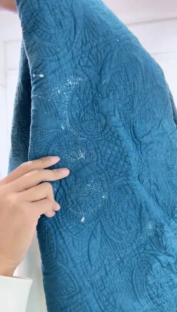 棉230*240纯棉床盖112号破损瑕疵