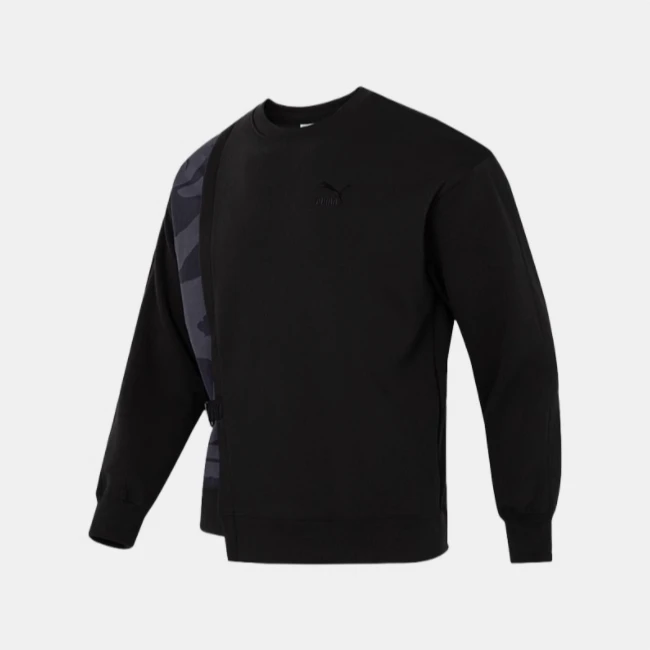 Puma/彪马冬季新款男女运动休闲宽松圆领卫衣539592-01