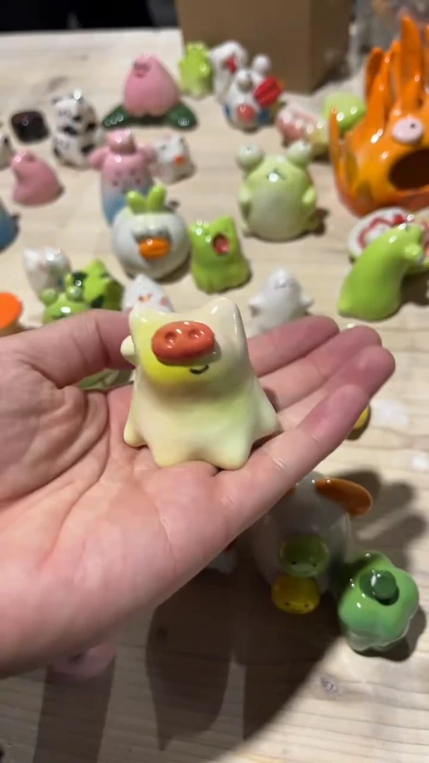 【闪购商品】摆件296纯手工微瑕陶瓷