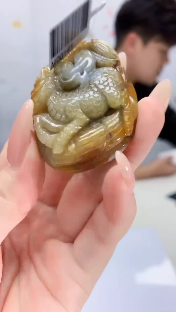 【闪购商品】定制翡翠未镶嵌5145jj-毛货挂件18