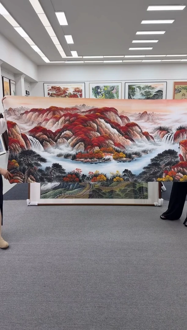 国画手绘 280*108 鸿运当头