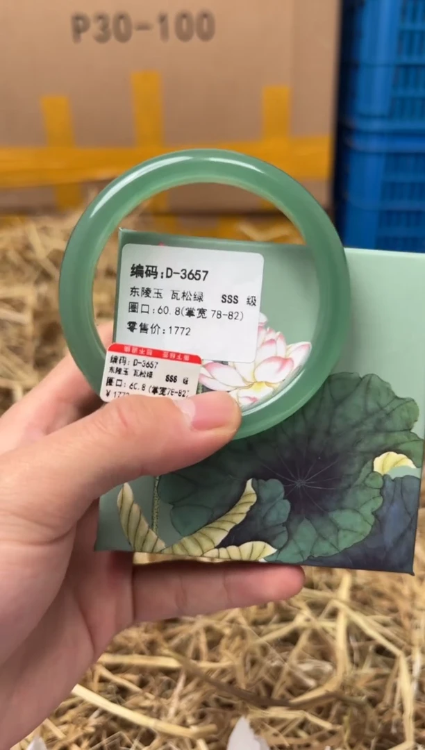 未镶嵌手镯石英质玉D-3657