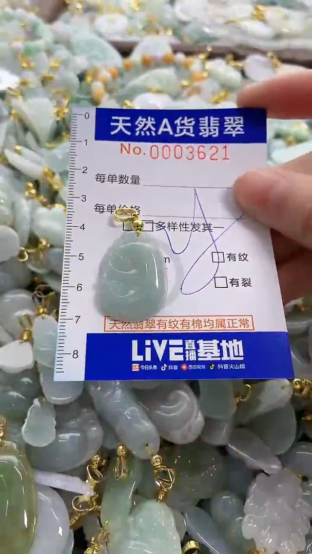 颈饰未镶嵌翡翠天然A货翡翠