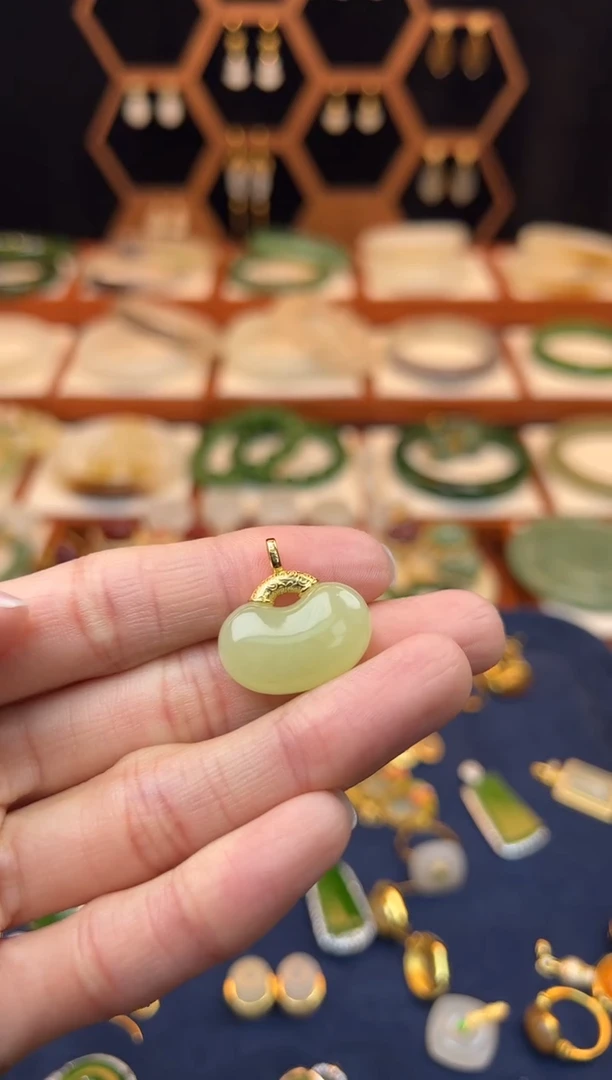 银S925镶嵌和田玉挂件?***?福利