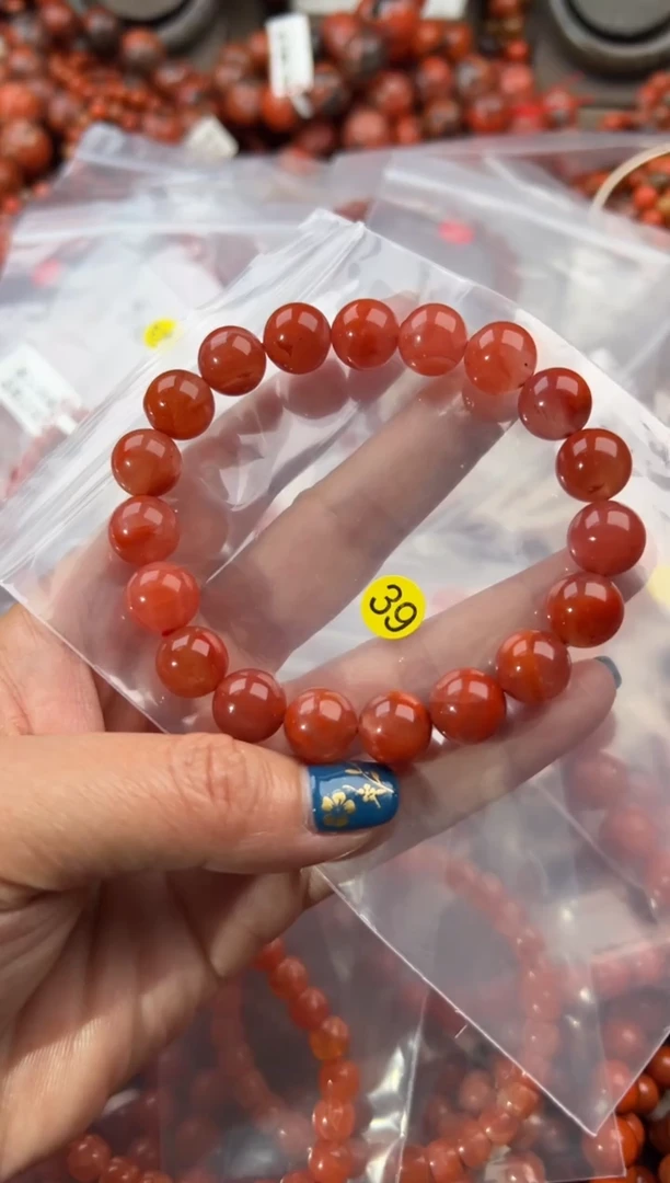 未镶嵌手串南红玛瑙11+