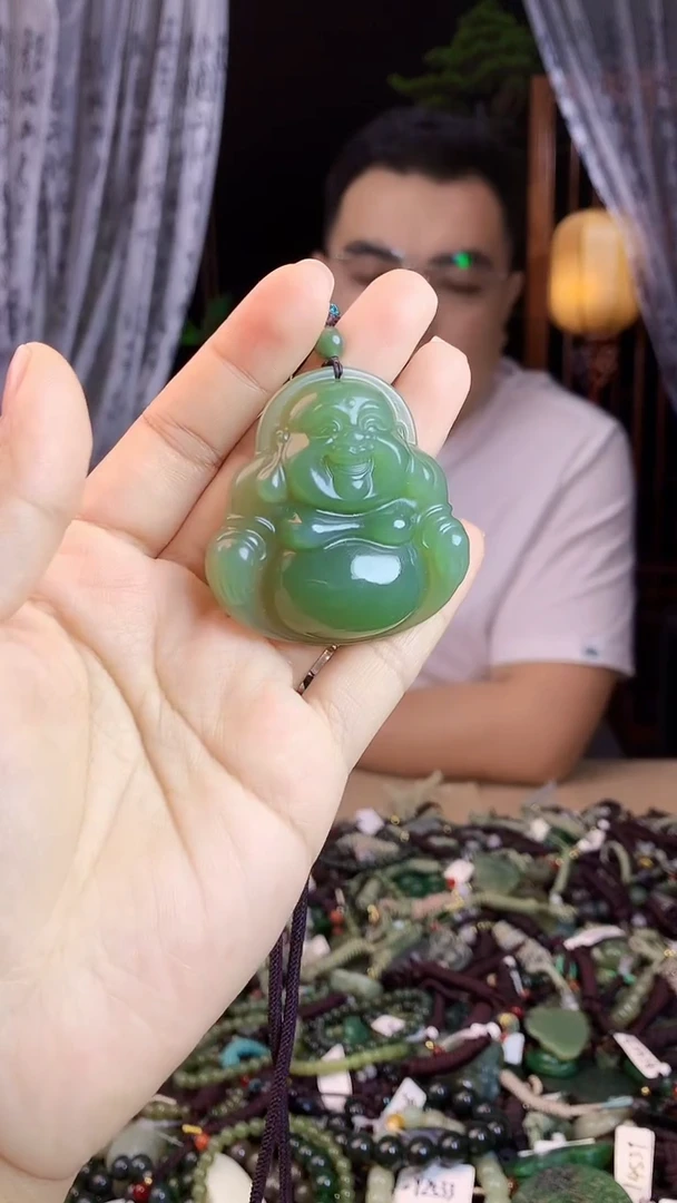 和田玉未镶嵌挂件1