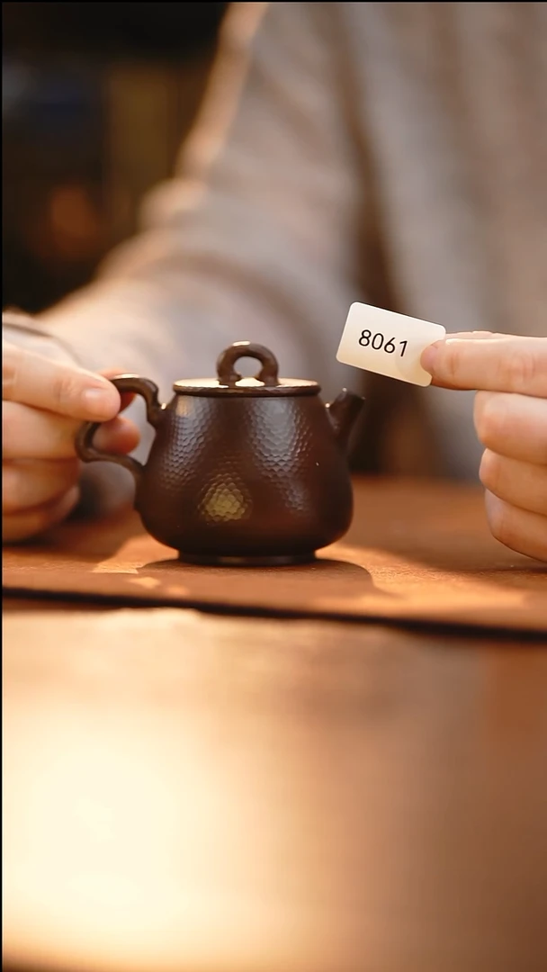 雲梦茶器紫陶茶壶8061