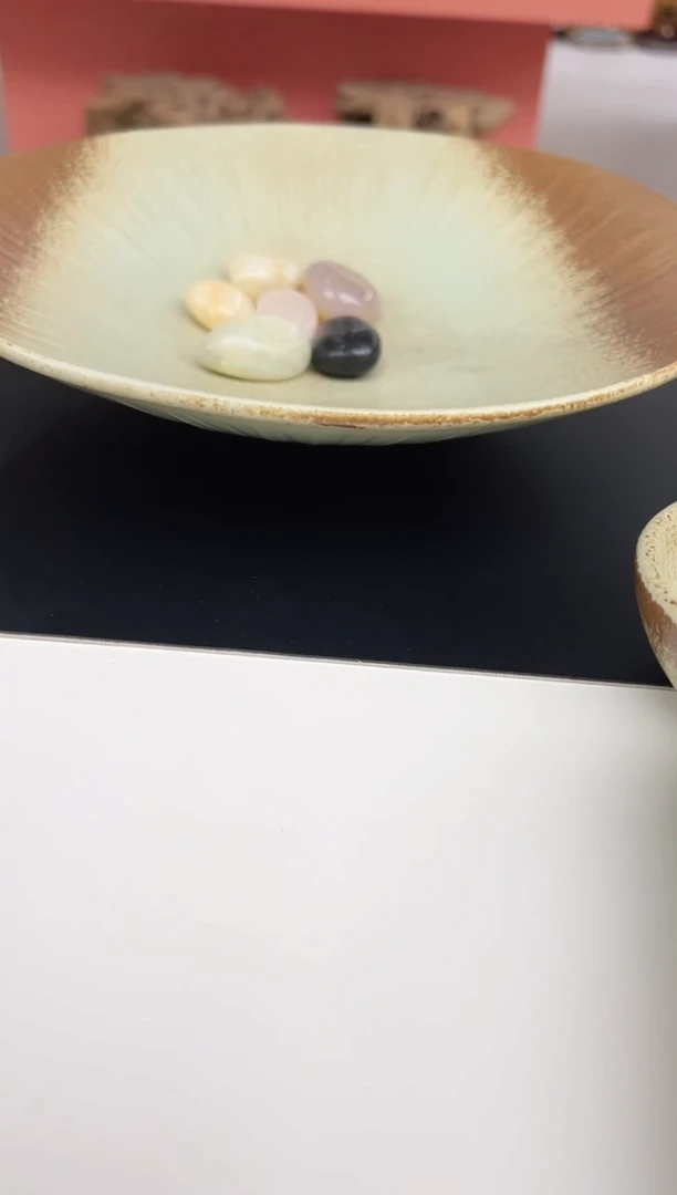 北欧复古 素泥蓝系列 斗笠碗