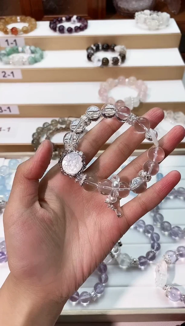 【闪购商品】水晶手串未镶嵌白水晶贝母款
