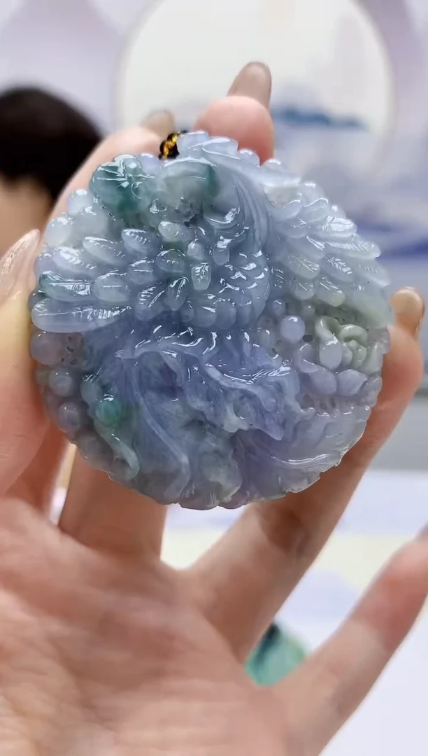 【闪购商品】定制翡翠未镶嵌4829jw-毛货挂件81