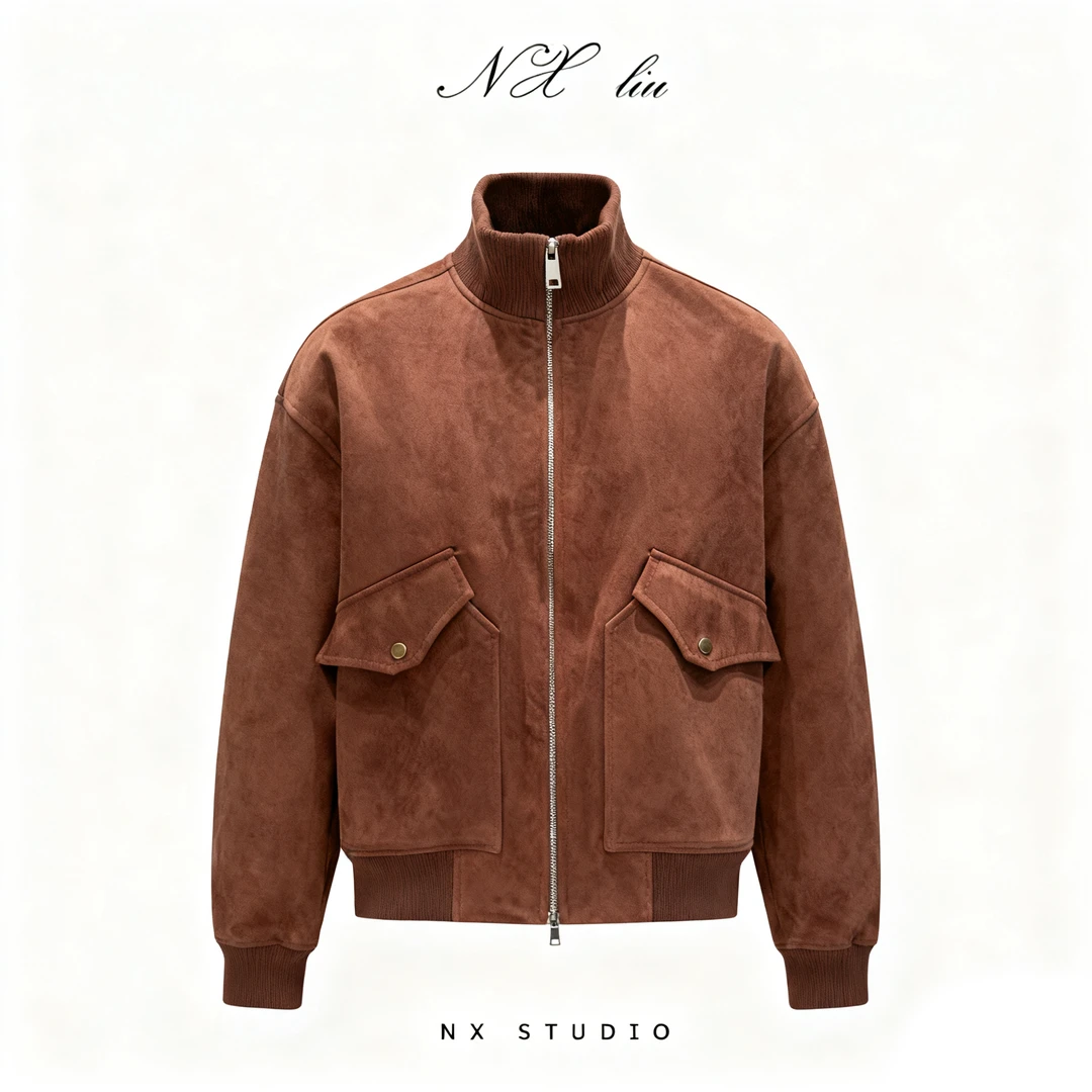 NX南向 秋冬立领保暖休闲夹棉防风夹克