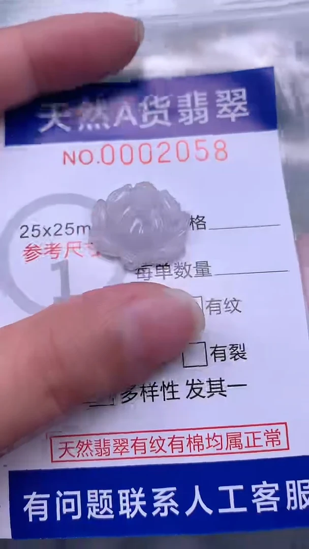翡翠未镶嵌吊坠(不含链)1