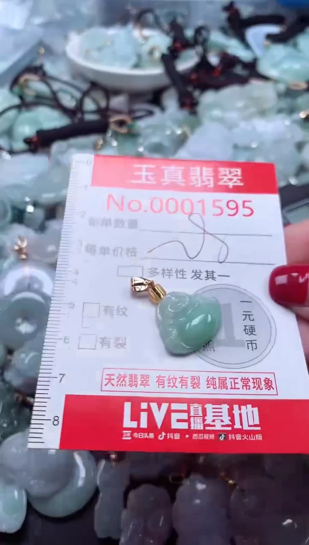 颈饰未镶嵌翡翠1595