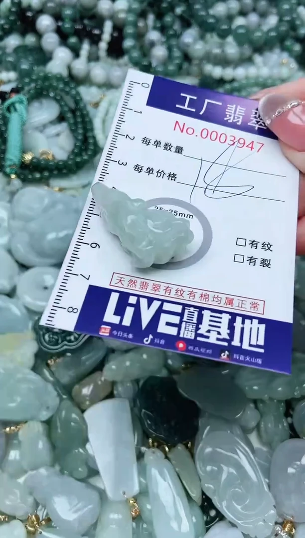 【闪购商品】翡翠吊坠(不含链)未镶嵌翡翠