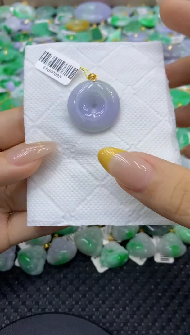 颈饰未镶嵌翡翠天然缅甸翡翠A货
