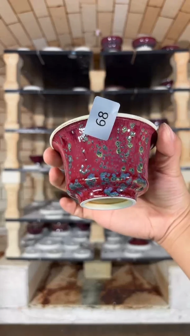 摆件精品窑变钧瓷茶器