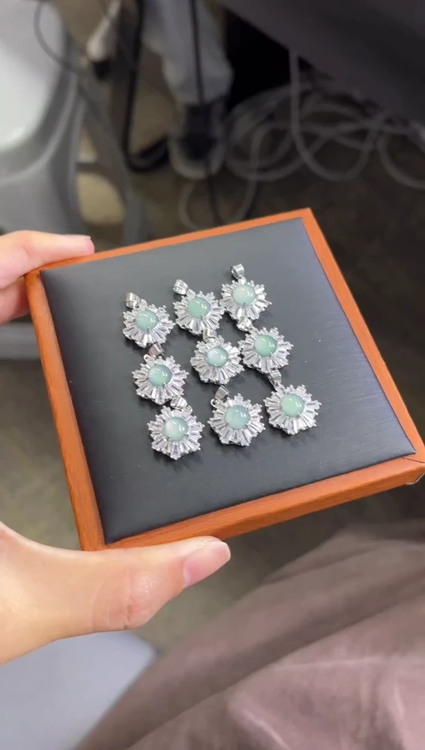 颈饰未镶嵌翡翠J128/多样性发一件/配绳子