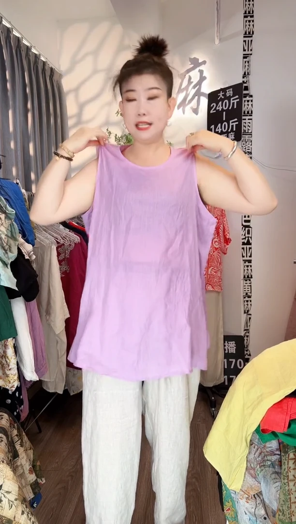 亚麻大码女装系列。