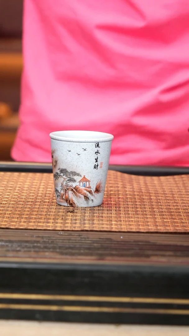 茶壶紫砂17《山河主人杯》海蓝段