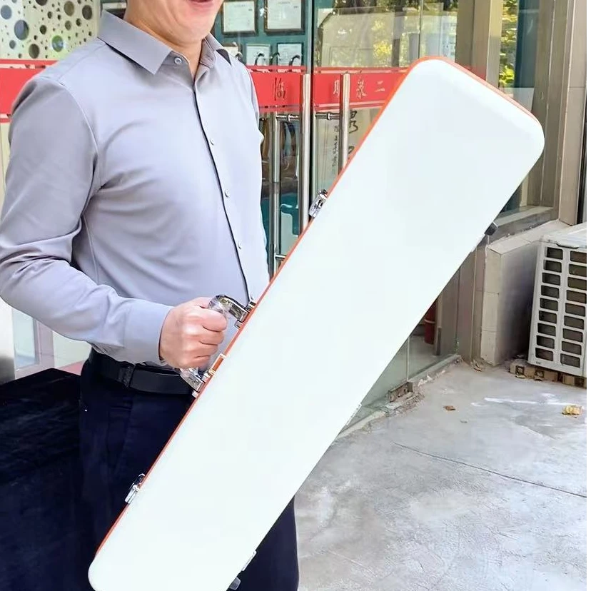 ABS加厚高档二胡盒乐器琴盒超纤专业防水双肩背拎手锁扣设计防潮
