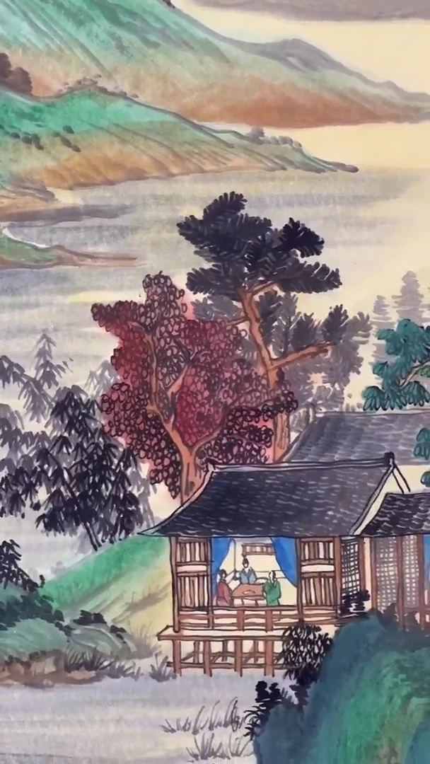 国画王炳杰手绘绘画作品25-9