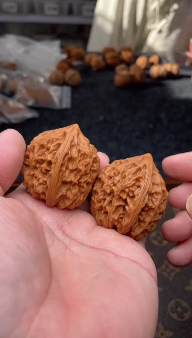 把件文玩核桃B 75号 42尺鸡心