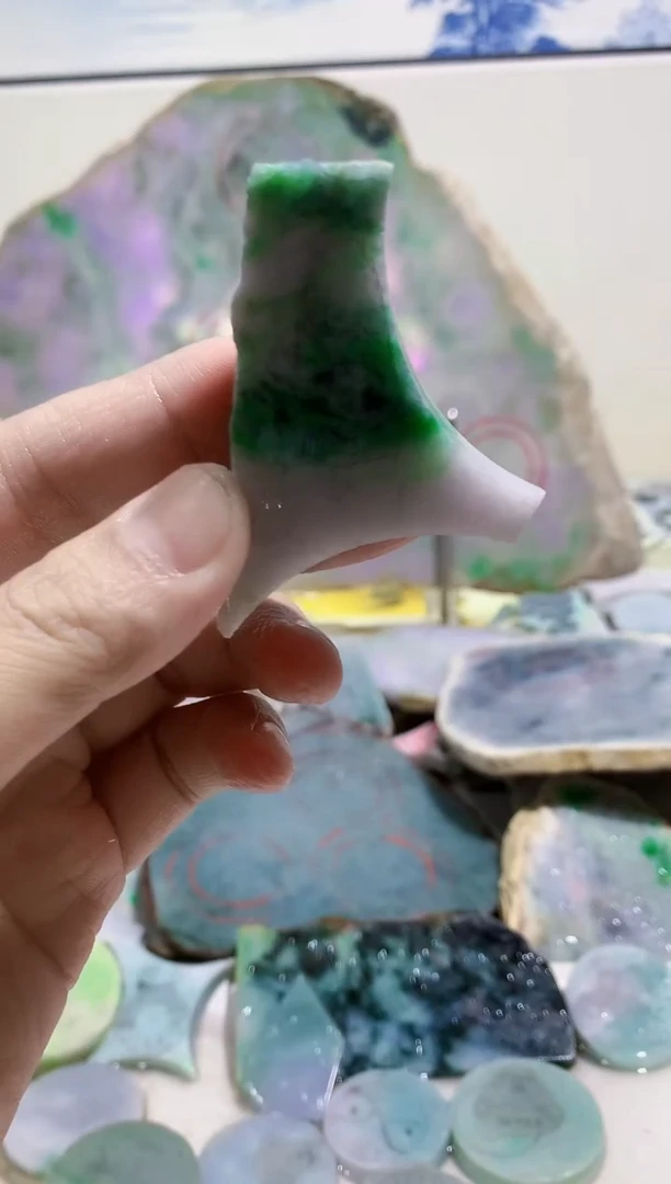 裸石翡翠只****枪0蒙0翡翠珠宝509