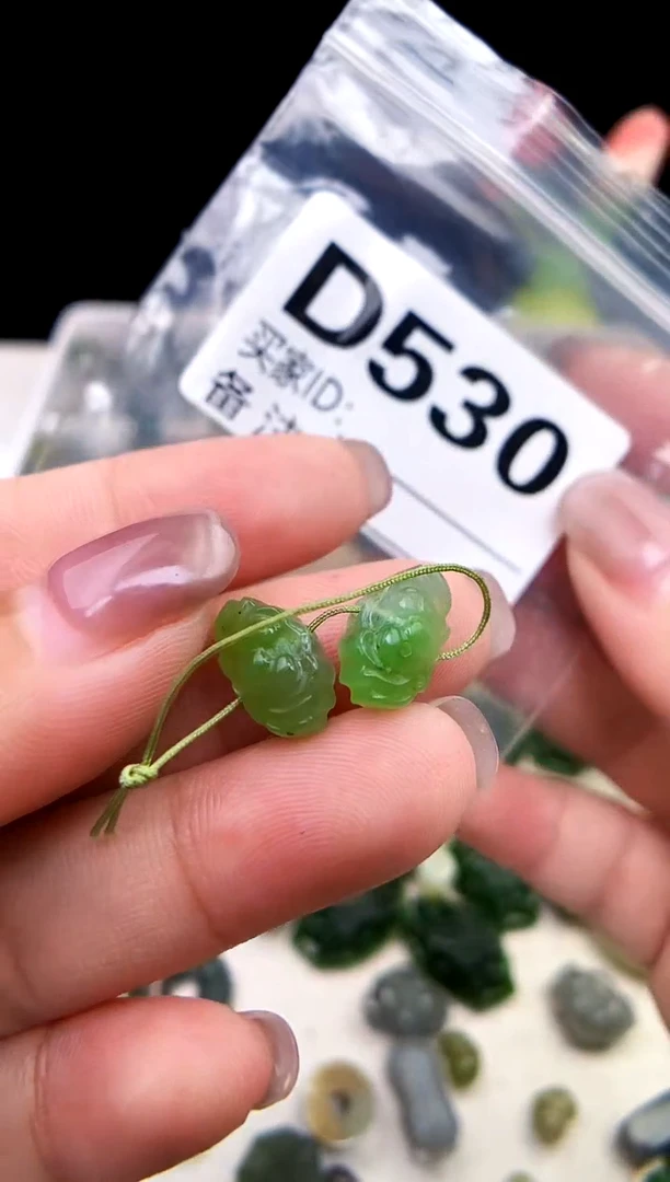 颈饰未镶嵌和田玉骨*家1
