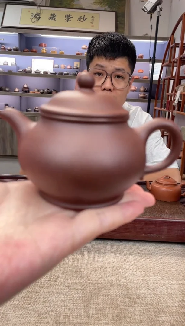 茶壶紫砂底槽清  潘壶 光素