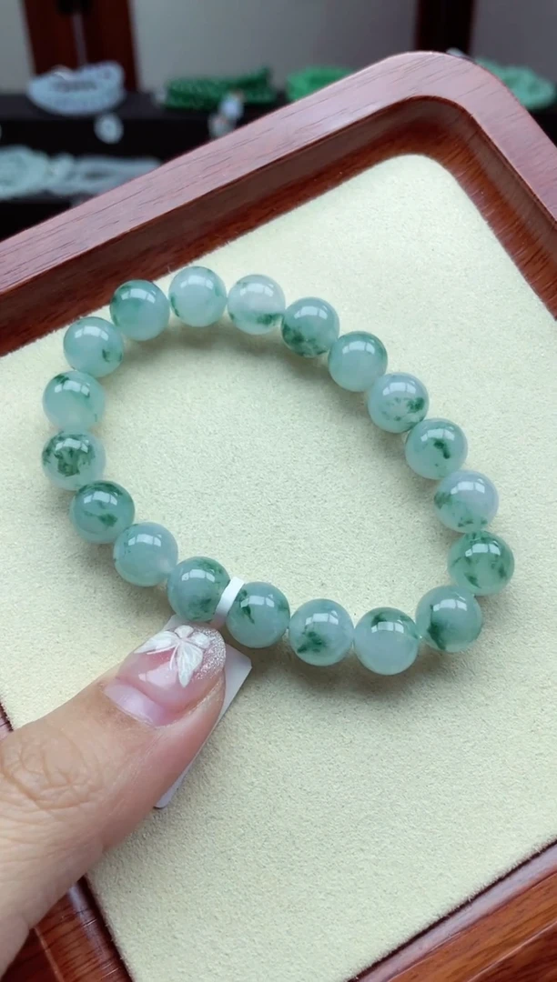 【闪购商品】翡翠手链未镶嵌缅甸翡翠 卡10