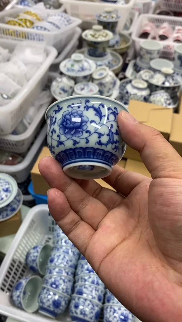 陶瓷景德陶瓷茶具容量约50