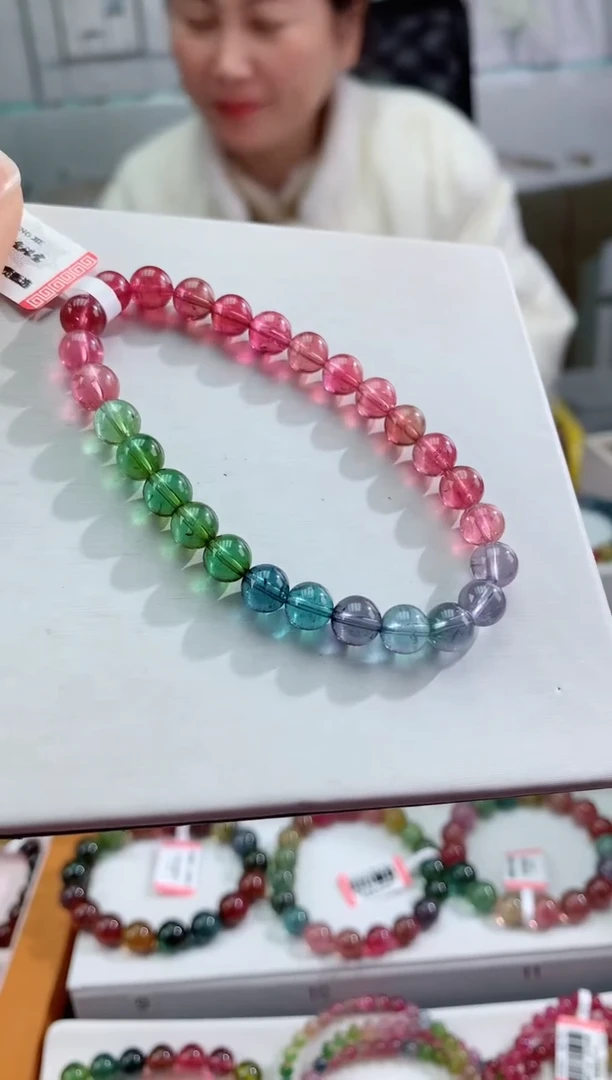 【闪购商品】碧玺手串未镶嵌多样性发一条