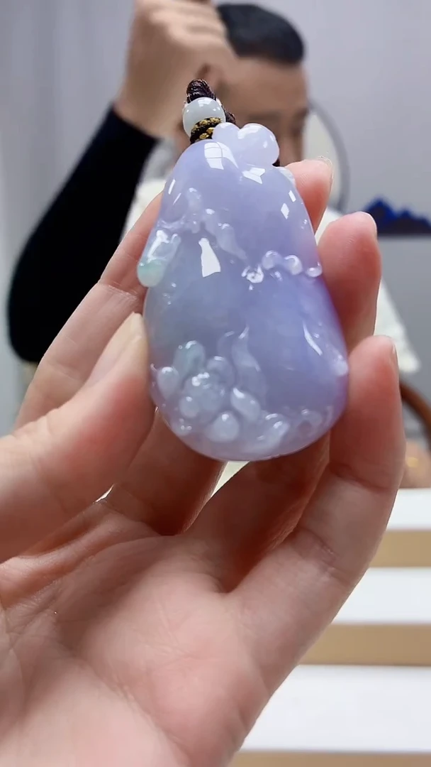 未镶嵌定制翡翠孙*4898zm-毛货挂件94