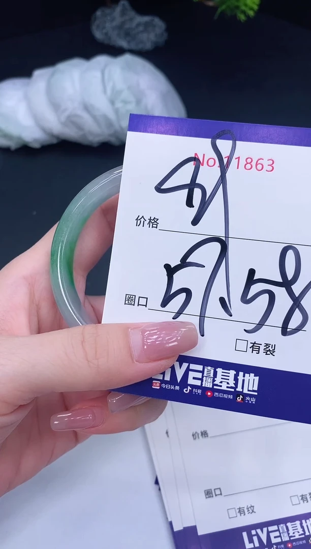 未镶嵌手镯翡翠11863