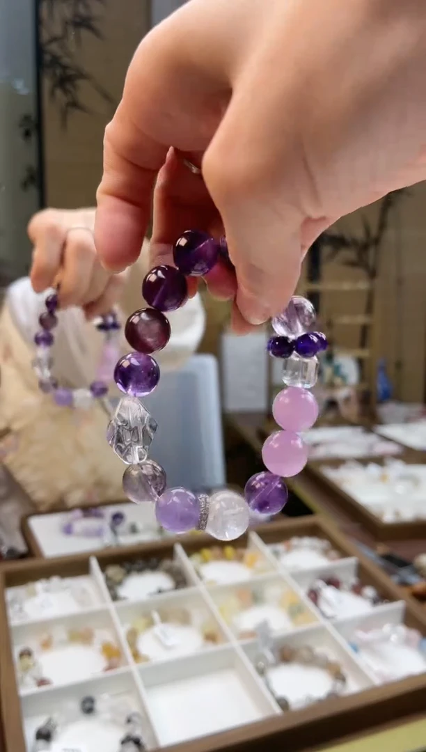 【闪购商品】水晶手链未镶嵌紫水晶