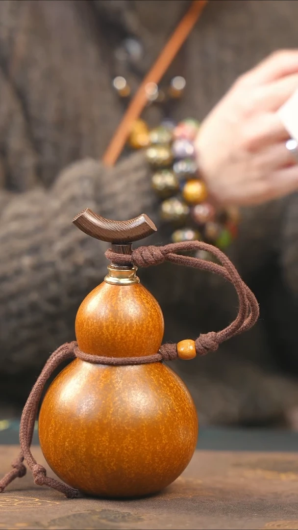 【闪购商品】XH114大漆酒葫芦不包手串及旋转底座