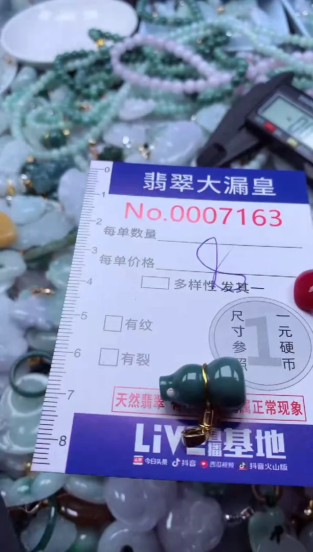 颈饰未镶嵌翡翠7163