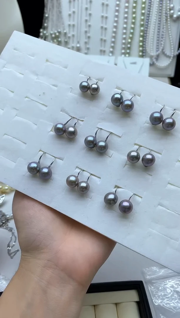 颈饰银S925镶嵌淡水珍珠多样性发其一