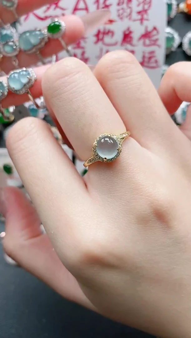 【闪购商品】翡翠戒指银S925镶嵌11111111