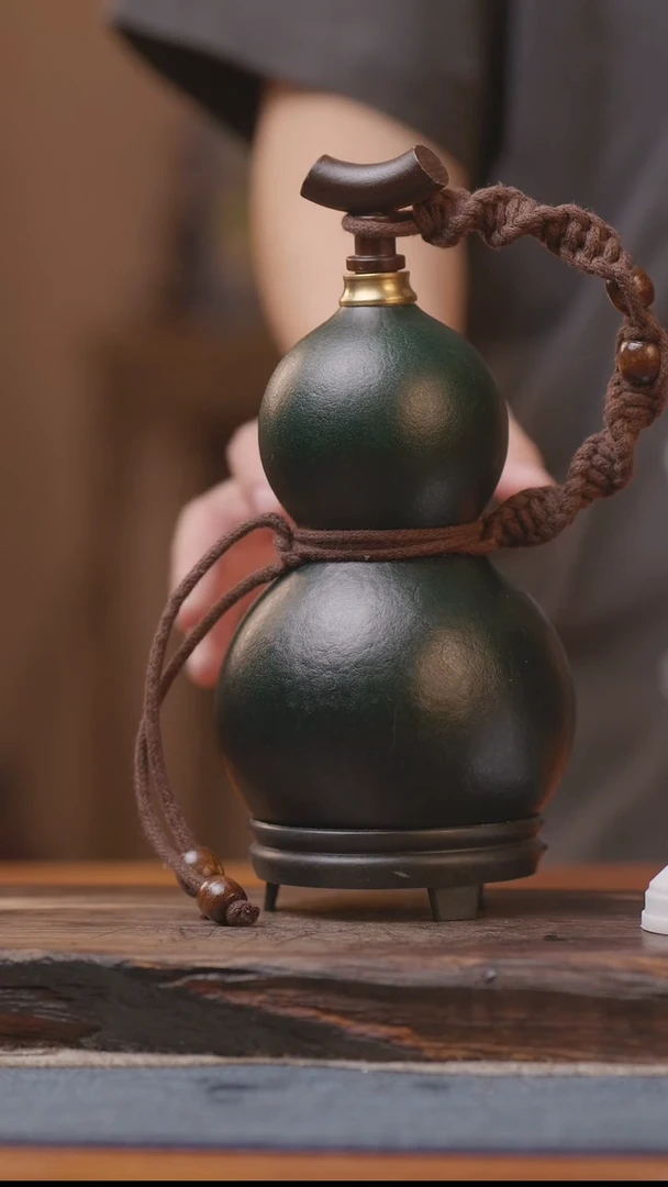 1592号精品大漆葫芦防腐防渗装水茶酒