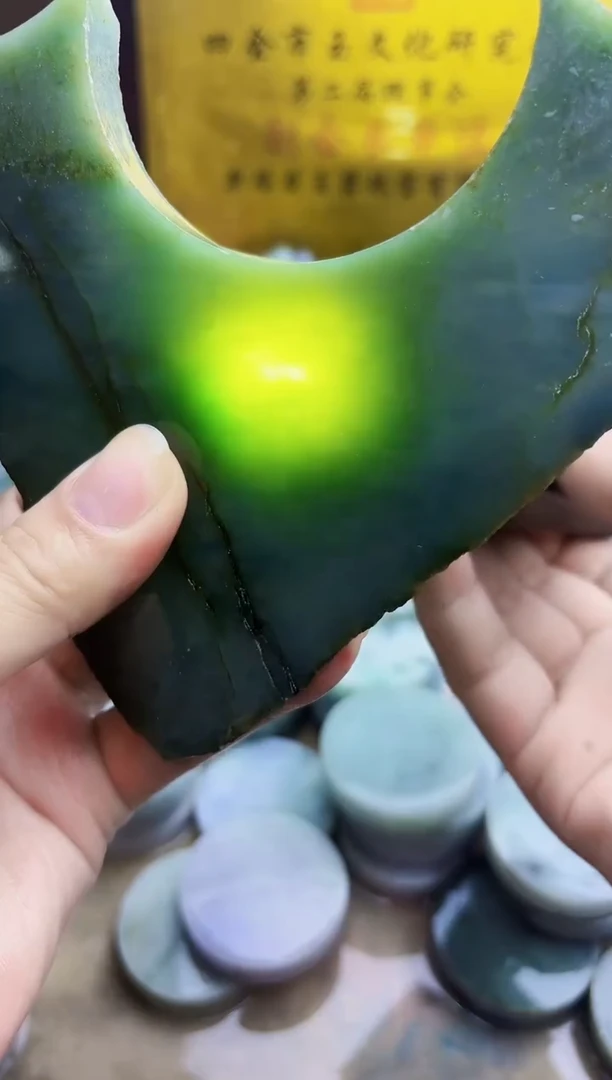 翡翠挂件未镶嵌A货常星960