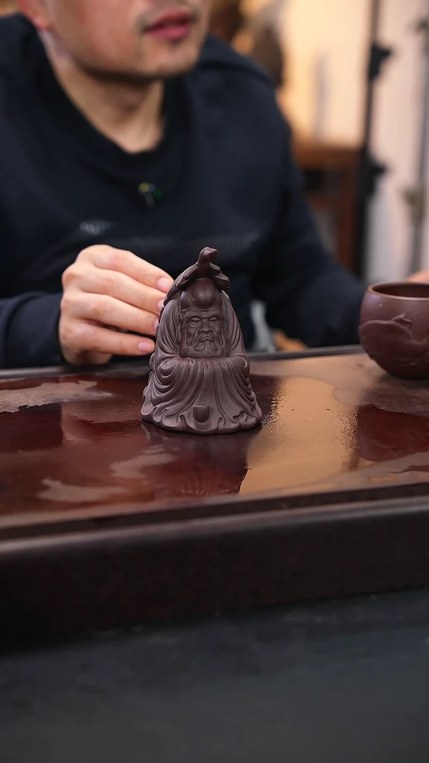 紫砂茶宠紫砂芭蕉达摩